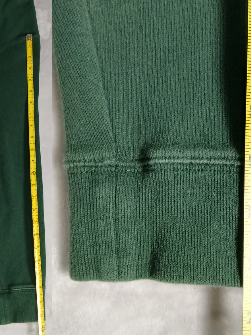 Polo Ralph Lauren 1/4 Zip L Men's Pullover Sweater Green Preppy